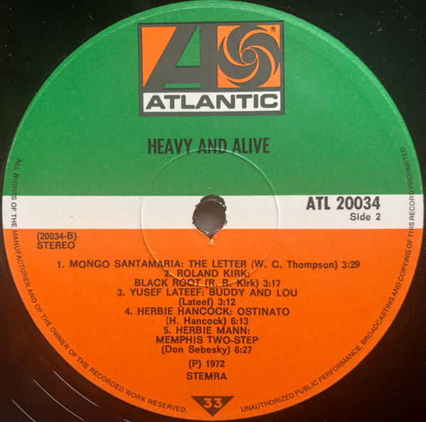Various : Heavy And Alive (LP, Comp)