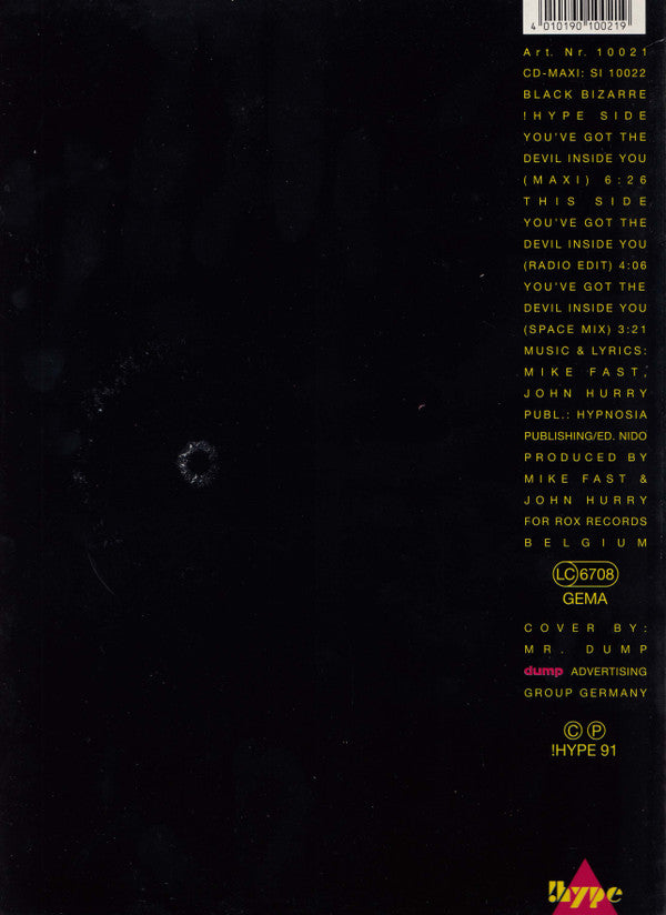Black Bizarre : You’ve Got The Devil Inside You (12", Maxi)
