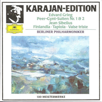 Edvard Grieg / Jean Sibelius, Berliner Philharmoniker, Herbert von Karajan : Peer-Gynt-Suiten Nr. 1 & 2 / Finlandia, Tapiola, Valse Triste (CD, Comp, RM)