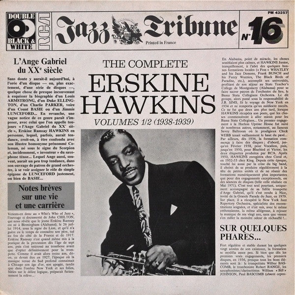 Erskine Hawkins : The Complete Erskine Hawkins Volumes 1/2 (1938/1939) (2xLP, Comp, Ora)