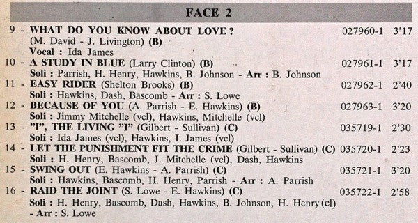 Erskine Hawkins : The Complete Erskine Hawkins Volumes 1/2 (1938/1939) (2xLP, Comp, Ora)