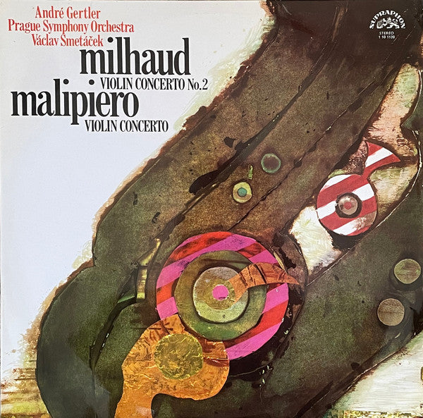 Darius Milhaud, Gian Francesco Malipiero : Concerto No. 2 For Violin And Orchestra/Concerto For Violin And Orchestra (LP, Ste)