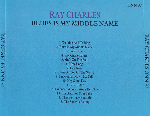Ray Charles : Blues Is My Middle Name (CD, Comp)