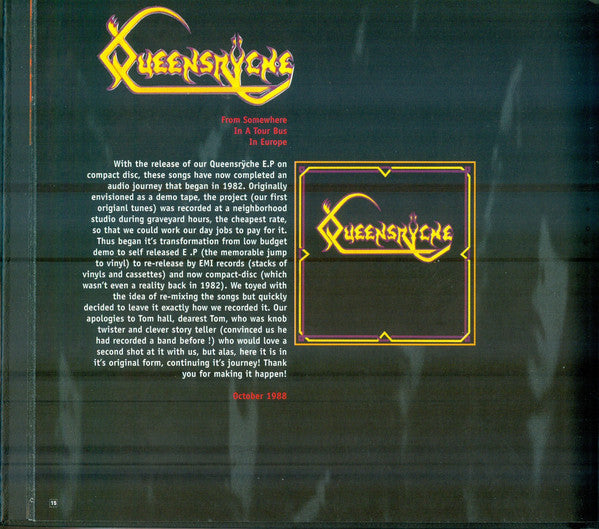 Queensrÿche : Operation Mindcrime / Queen Of The Reich  (CD, Album, RE, RM + CD, EP, RE + Comp)