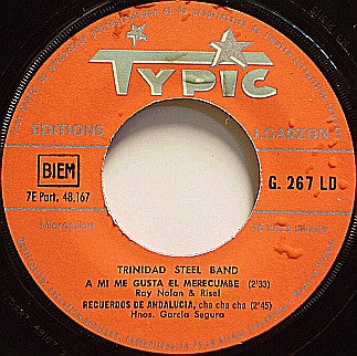 Trinidad Steel Band : A Mi Me Gusta El Merecumbe (7", EP, Single, Mono)