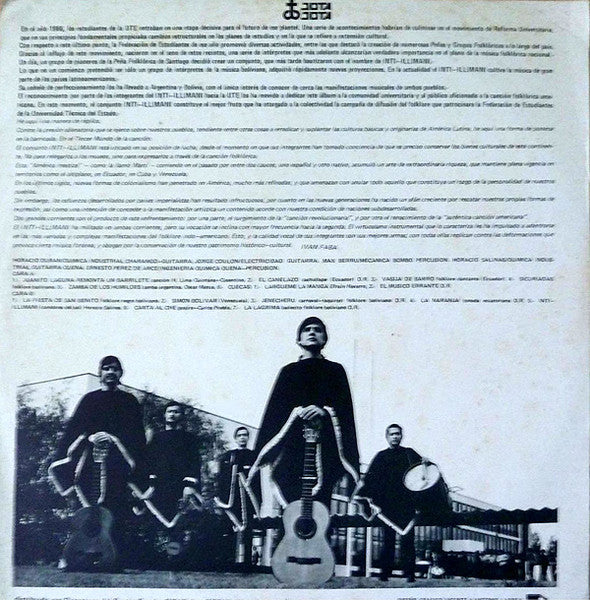 Inti Illimani : Inti Illimani (LP, Album, Mono, Ora)