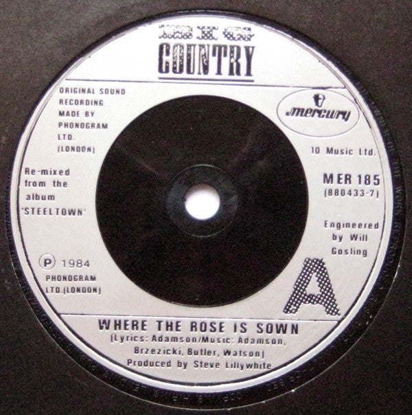Big Country : Where The Rose Is Sown (7", Single)