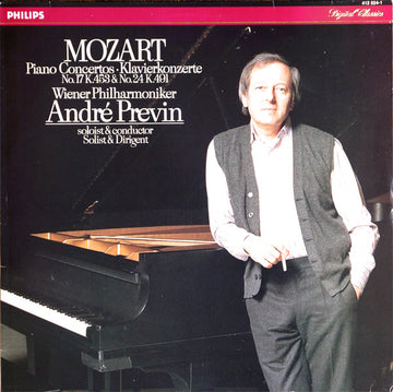 Wolfgang Amadeus Mozart, Wiener Philharmoniker, André Previn : Piano Concertos K.453 & K.491 (LP, Ste)