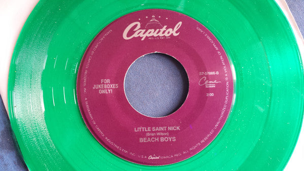 Beach Boys* : Frosty The Snowman / Little Saint Nick (7", Single, Jukebox, RE, Gre)