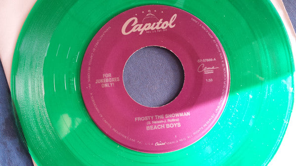 Beach Boys* : Frosty The Snowman / Little Saint Nick (7", Single, Jukebox, RE, Gre)