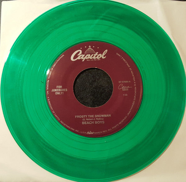 Beach Boys* : Frosty The Snowman / Little Saint Nick (7", Single, Jukebox, RE, Gre)
