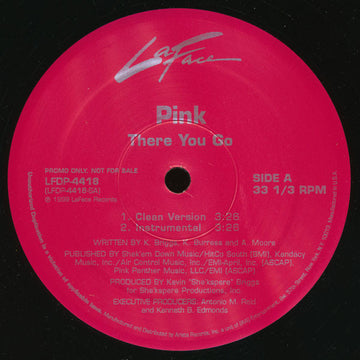 P!NK : There You Go (12", Promo)