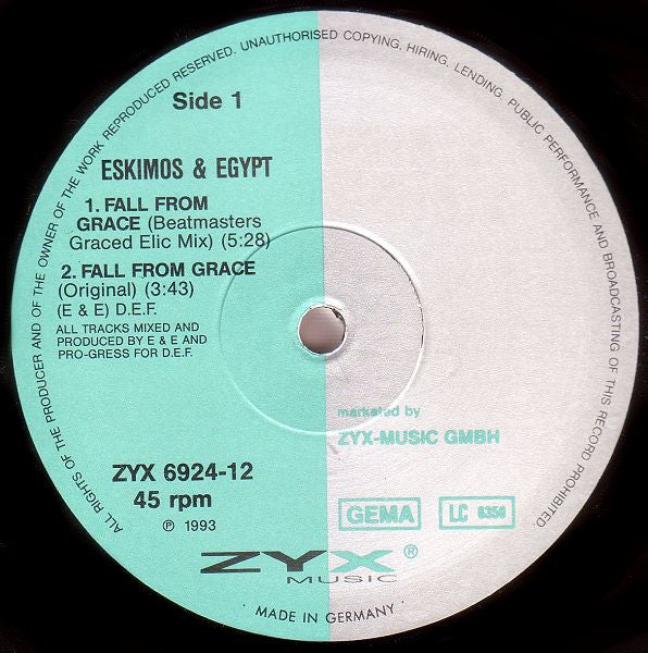 Eskimos & Egypt : Fall From Grace (12")