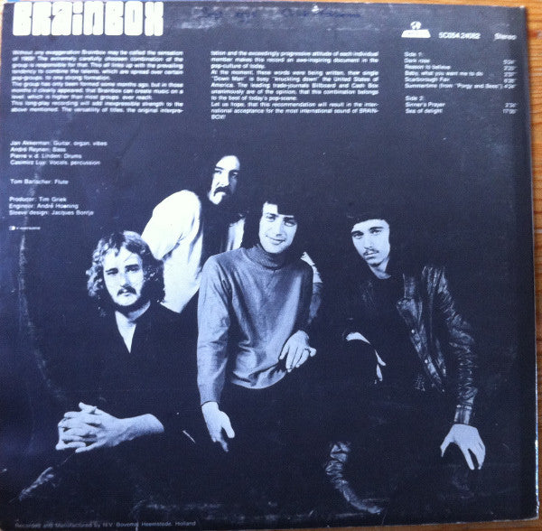 Brainbox (3) : Brainbox (LP, Album, RE, Ora)