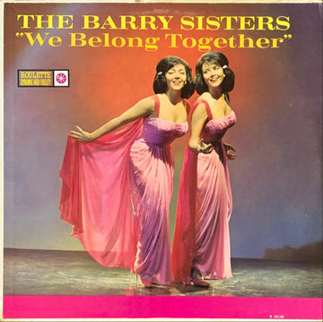 The Barry Sisters : We Belong Together (LP, Album, Mono)