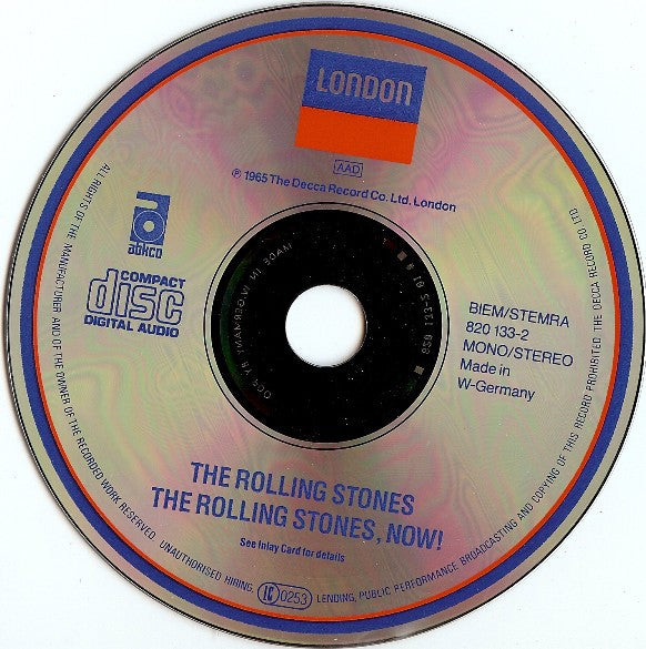 The Rolling Stones : The Rolling Stones, Now! (CD, Album, RP)