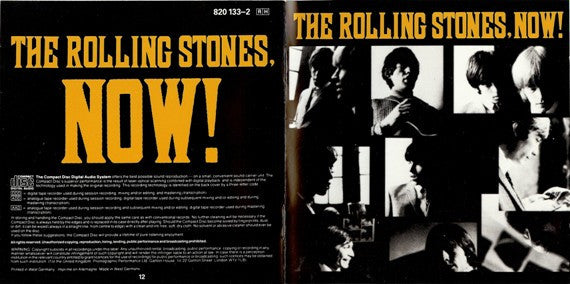 The Rolling Stones : The Rolling Stones, Now! (CD, Album, RP)