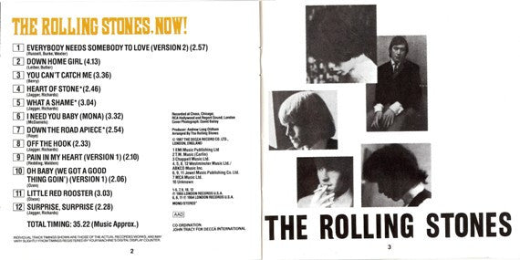 The Rolling Stones : The Rolling Stones, Now! (CD, Album, RP)
