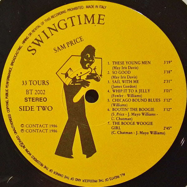 Sammy Price : Singing With Sammy - Vol 1 (1938-1944) (LP, Comp)