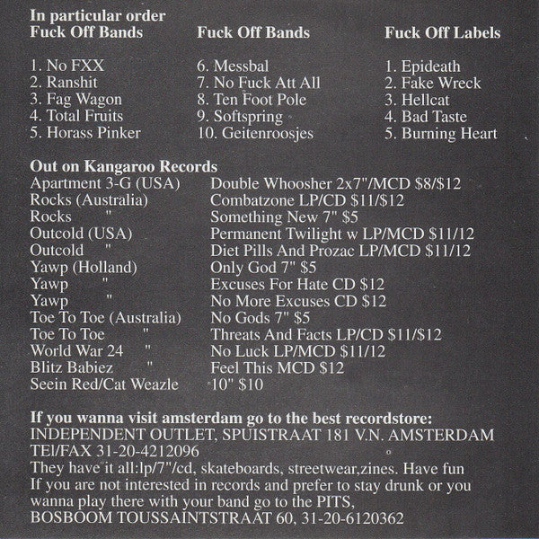 Various : Kangaroobeercity - Lalala Massacre (CD, Comp)