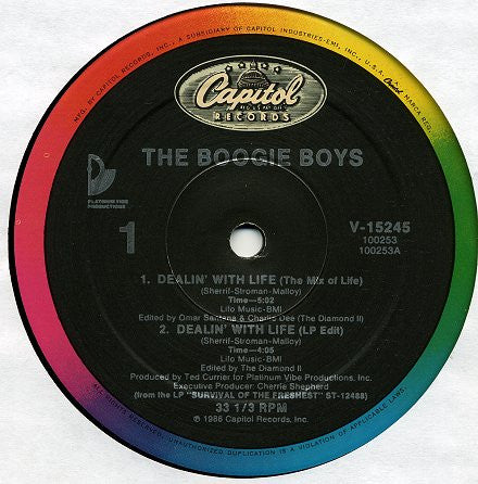 Boogie Boys : Dealin' With Life (12", Single)