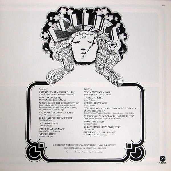 "Follies" Original Broadway Cast, Stephen Sondheim : Follies (Original Cast Recording) (LP, Album, RE, Jac)