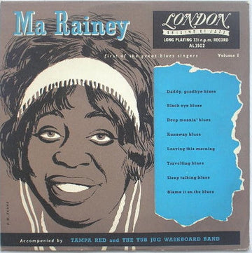 Ma Rainey : First Of The Great Blues Singers Volume 1 (10", Comp)