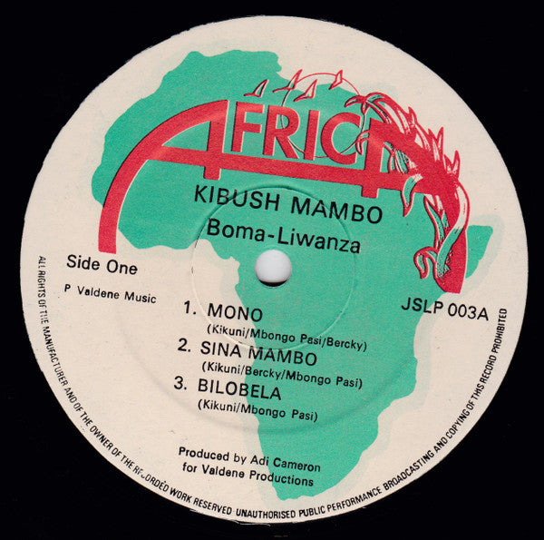 Boma Liwanza & The International Orchestra : Kibush Mambo (LP)