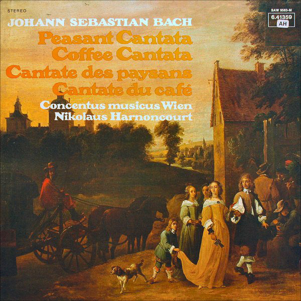 Johann Sebastian Bach - Concentus Musicus Wien, Nikolaus Harnoncourt : Bauern-Kantate, Kaffee-Kantate (LP, RE, Gat)