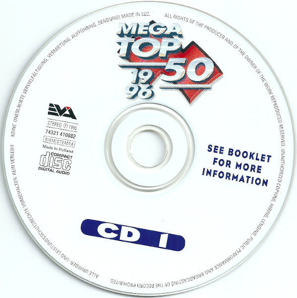 Various : Het Beste Uit De Mega Top 50 Van 1996 (2xCD, Comp)