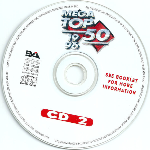 Various : Het Beste Uit De Mega Top 50 Van 1996 (2xCD, Comp)