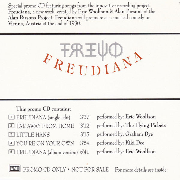 Freudiana : Excerpts From Freudiana (CD, Promo)