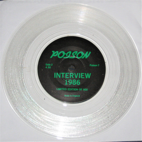 Poison (3) : Interview 1986 (7", Ltd, Unofficial, Cle)