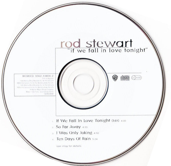 Rod Stewart : If We Fall In Love Tonight (CD, Maxi)