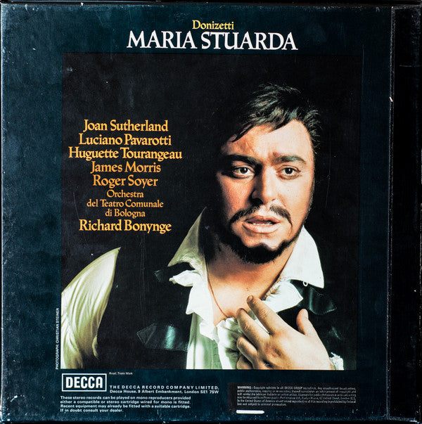 Gaetano Donizetti / Joan Sutherland, Luciano Pavarotti, Huguette Tourangeau, James Morris (5), Roger Soyer, Orchestra Del Teatro Comunale Di Bologna, Richard Bonynge : Maria Stuarda (3xLP, Album + Box)