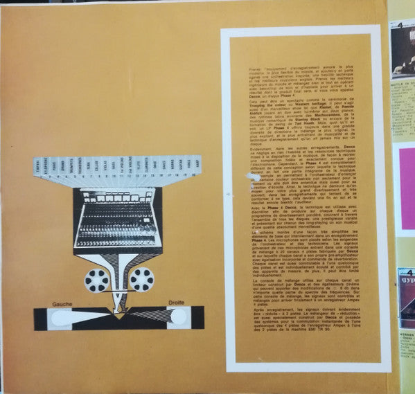 Various : Dancing In Phase 4 (La Meilleure Stereo Du Monde) (LP, Comp)