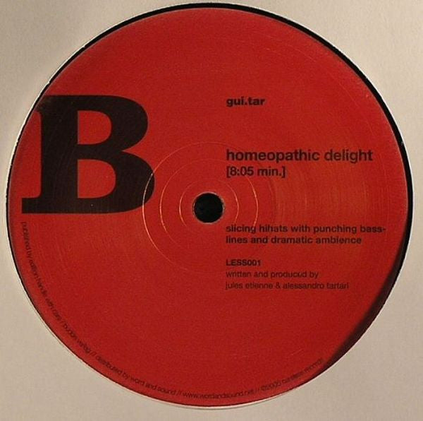 Gui.tar : Can't Stop (12")