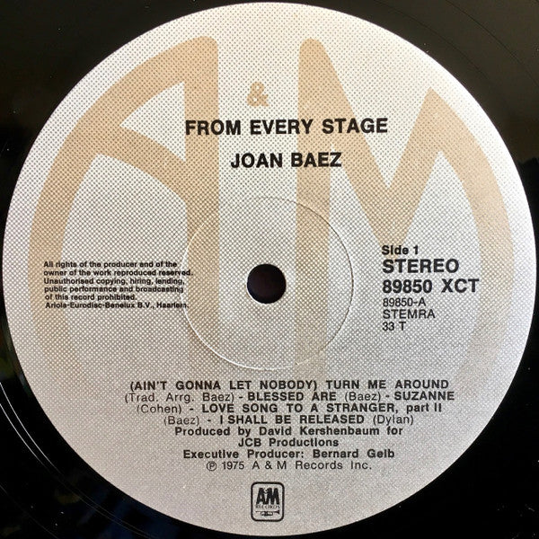 Joan Baez : From Every Stage (2xLP, Album)