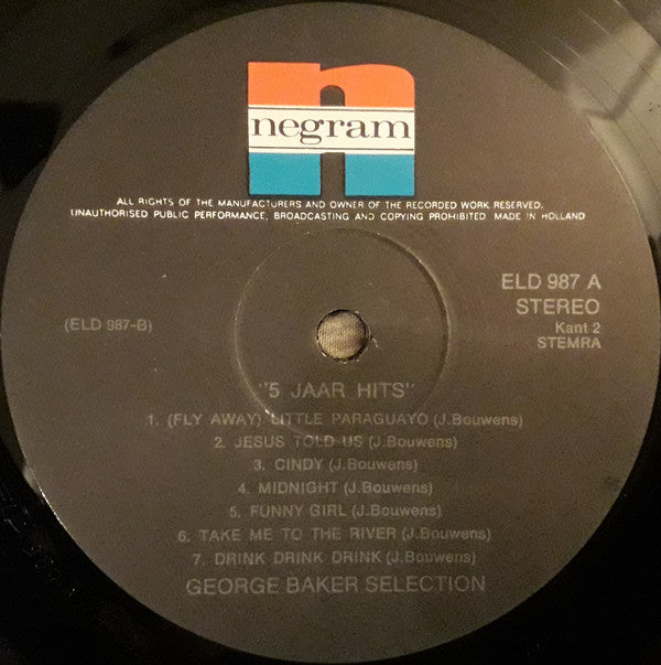 George Baker Selection : 5 Jaar Hits (2xLP, Comp, Gat)
