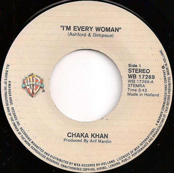 Chaka Khan : I'm Every Woman (7", Single)