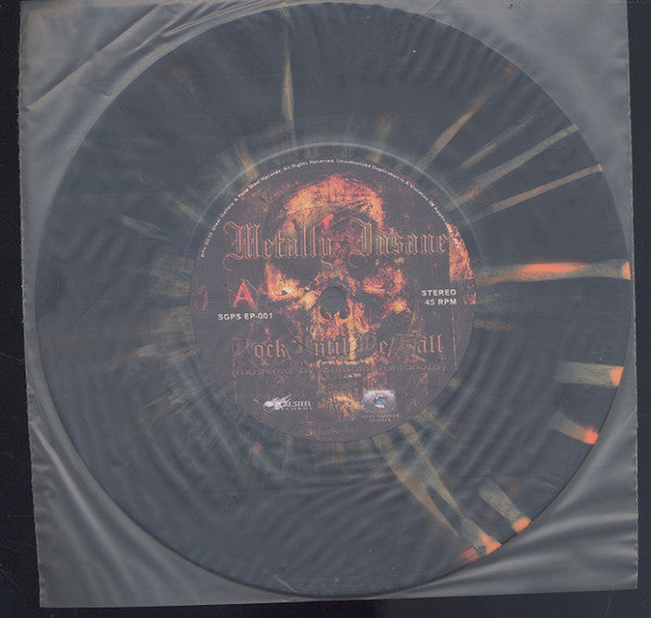 Metally Insane : Rock Until We Fall (7", EP, Ltd, Num)