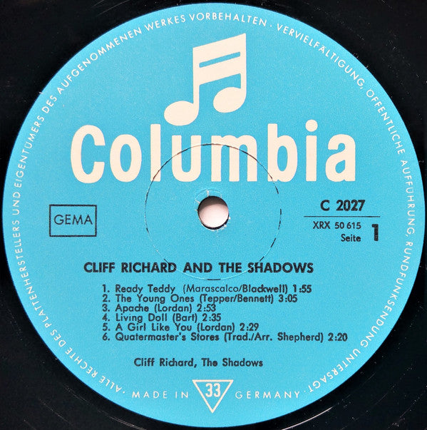 Cliff Richard & The Shadows : Edition 2000 (2xLP, Comp, Mono, Gat)