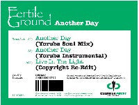 Fertile Ground : Another Day (12")