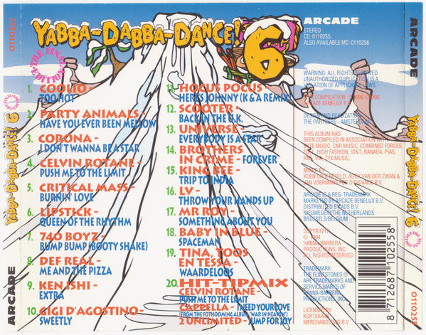 Various : Yabba-Dabba-Dance! 6 (The Final Edition) (CD, Comp, P/Mixed)