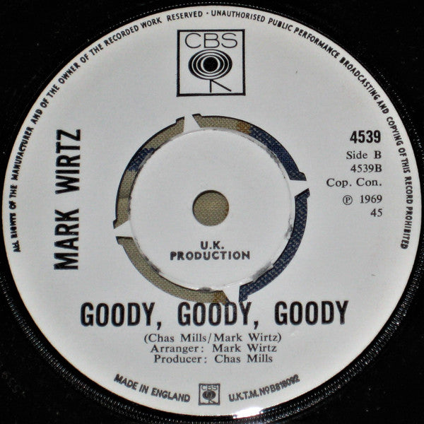 Mark Wirtz : Caroline (7", Single, Promo)