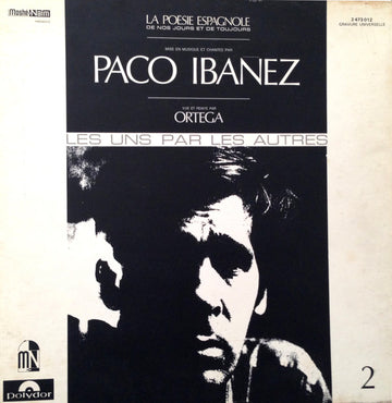 Paco Ibañez : La Poésie Espagnole De Nos Jours Et De Toujours (LP, Album, Gat)