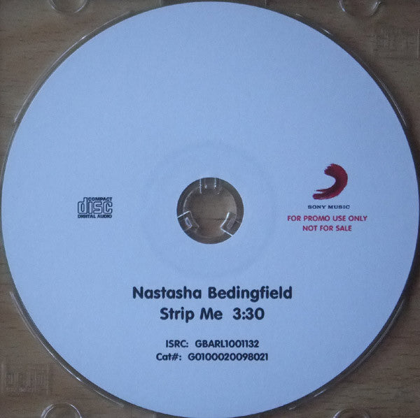 Natasha Bedingfield : Strip Me (CDr, Single, Promo)