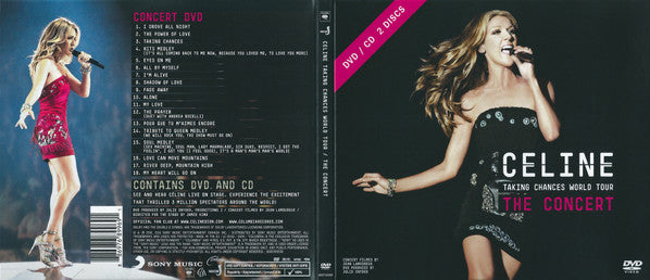 Céline Dion : Taking Chances World Tour / The Concert (DVD-V, NTSC + CD + Album)