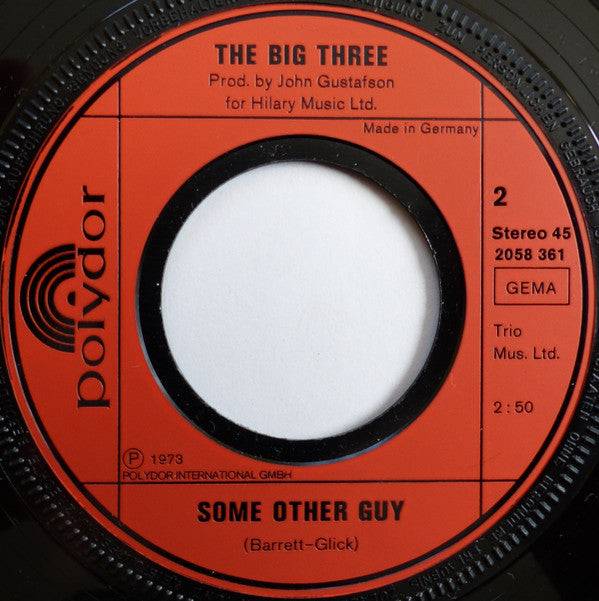 The Big Three : Let It Rock (7", Single)