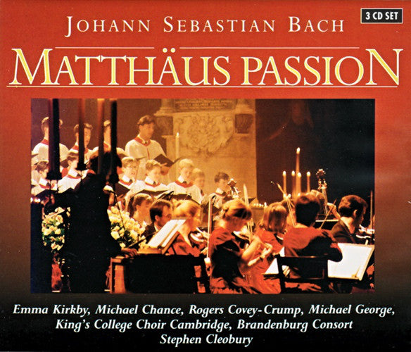 Johann Sebastian Bach : Matthäus Passion (3xCD, Album)